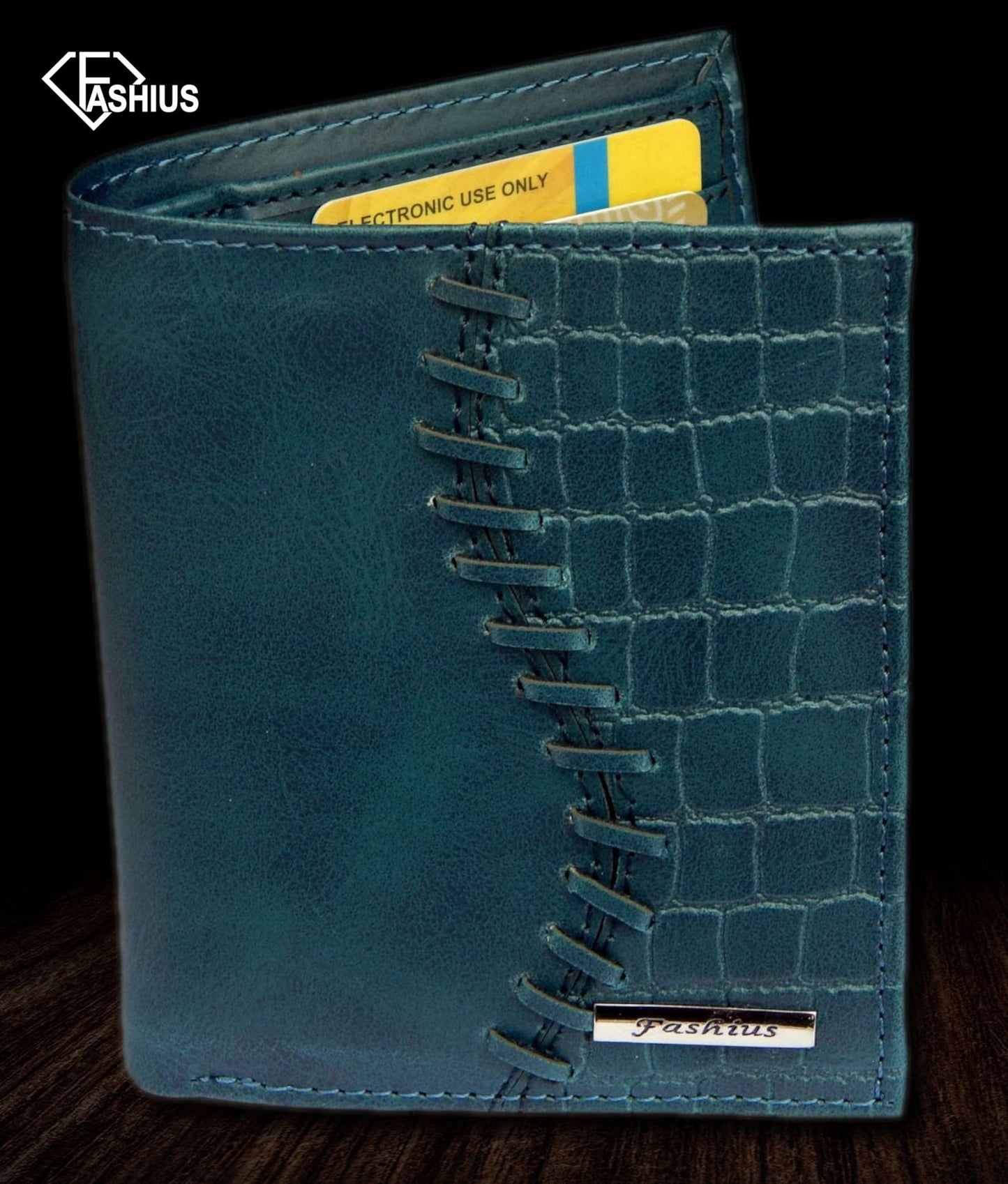 Fashius Men Blue Artificial Leather Wallet