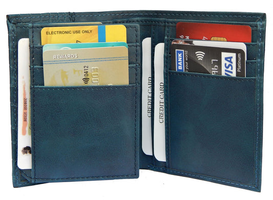 Fashius Men Blue Artificial Leather Wallet